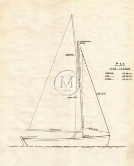 Design 418 — Sail Plan