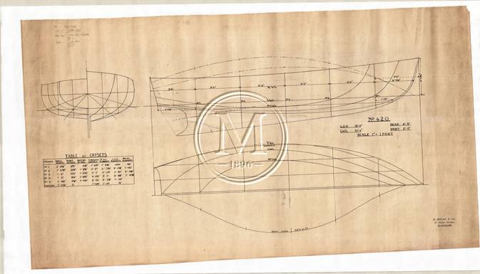 Design 420 — Lines Plan