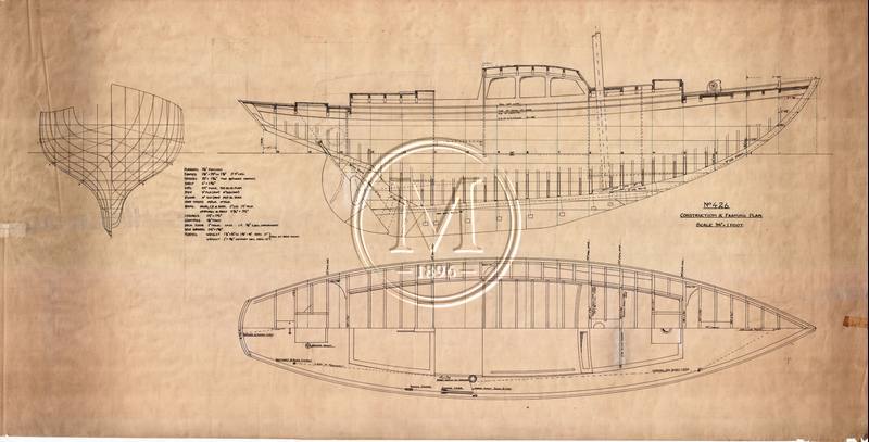 Design 424 — Sail Plan