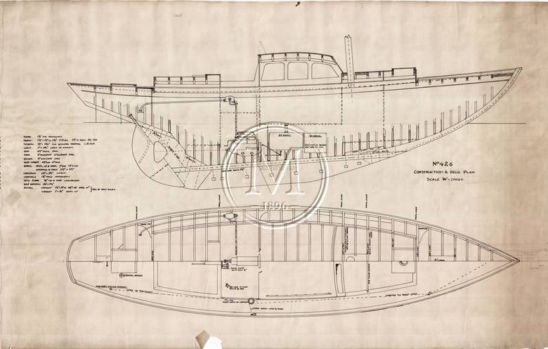 Design 424 — Sail Plan