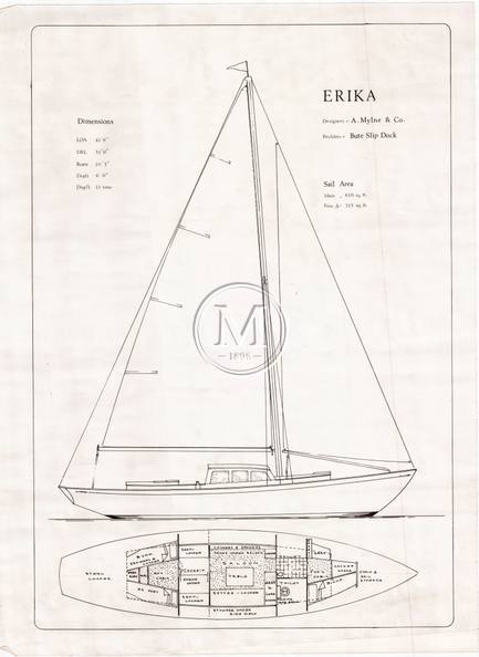 Design 424 — Sail Plan