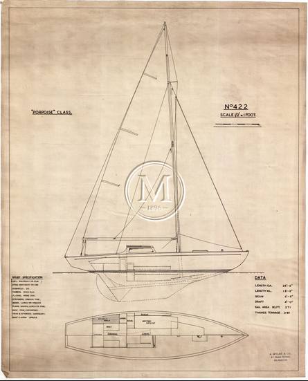 Design 431 — Sail Plan
