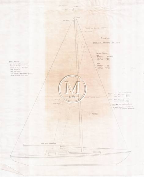 Design 432 — Sail Plan