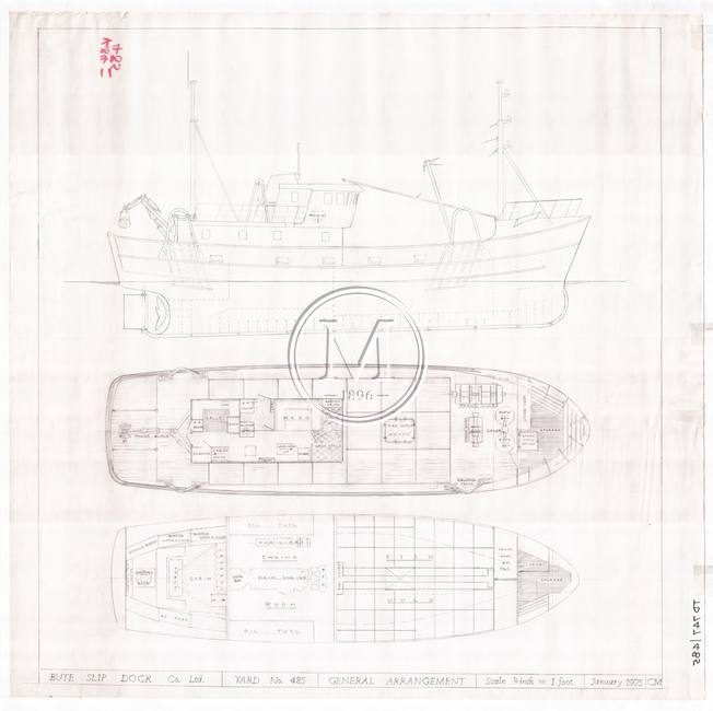 Design 432 — Sail Plan