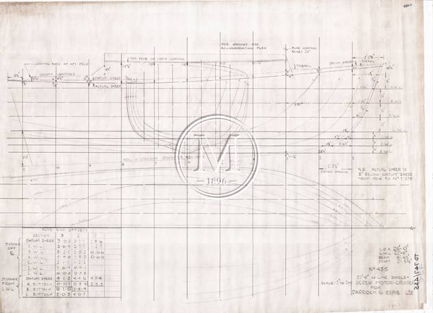 Design 435 — Lines Plan