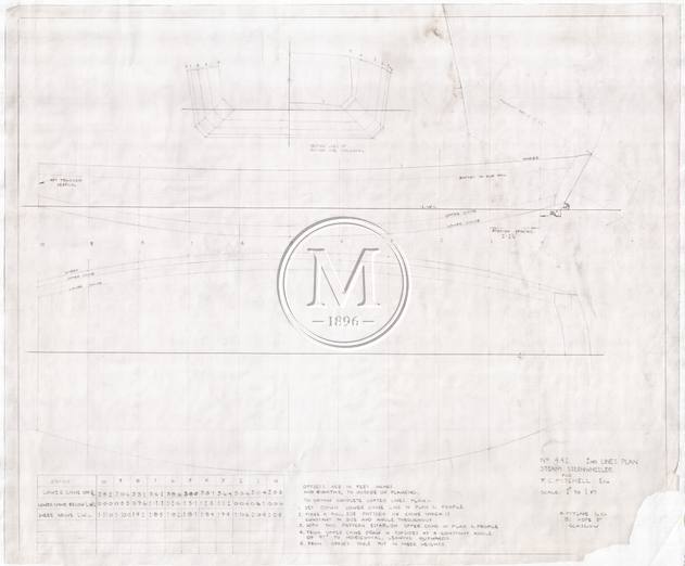 Design 442 — Lines Plan