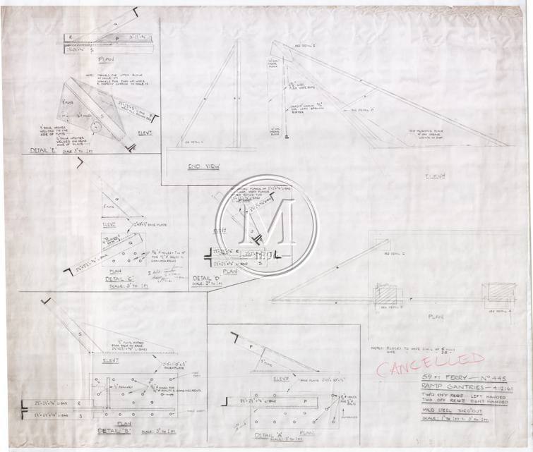 Design 445 — Lines Plan