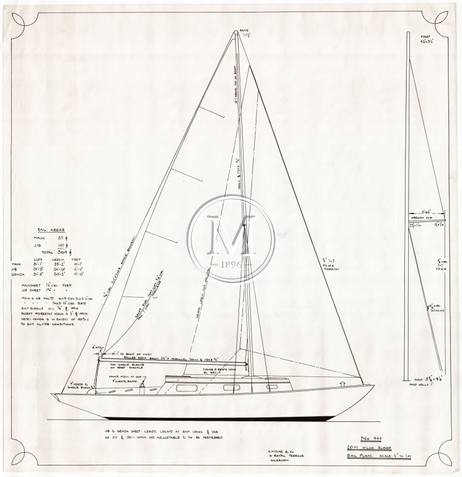 Design 449 — Sail Plan