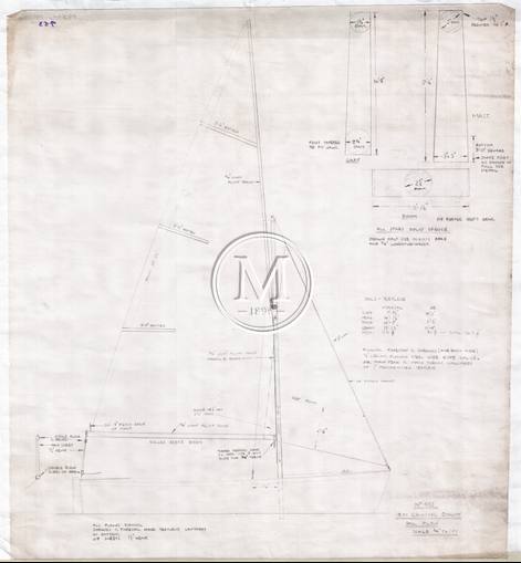 Design 453 — Sail Plan