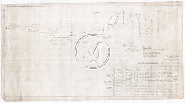 Design 453 — Lines Plan