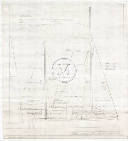 Design 453 — Sail Plan