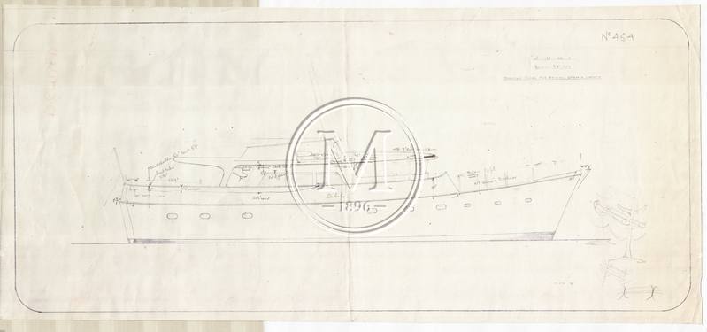 Design 454 — Lines Plan