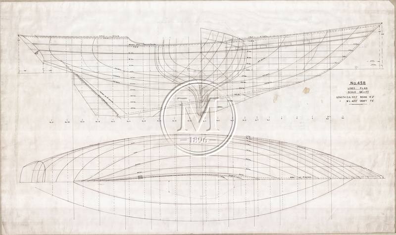 Design 458 — Lines Plan