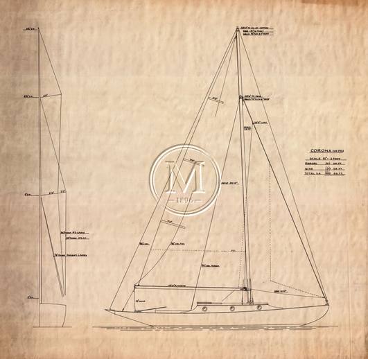 Design 458 — Sail Plan