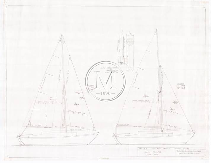 Design 462 — Sail Plan