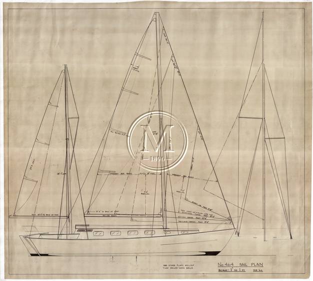 Design 464 — Sail Plan