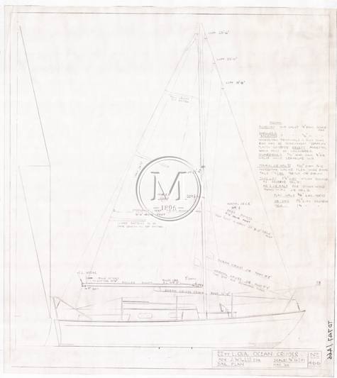 Design 466 — Sail Plan