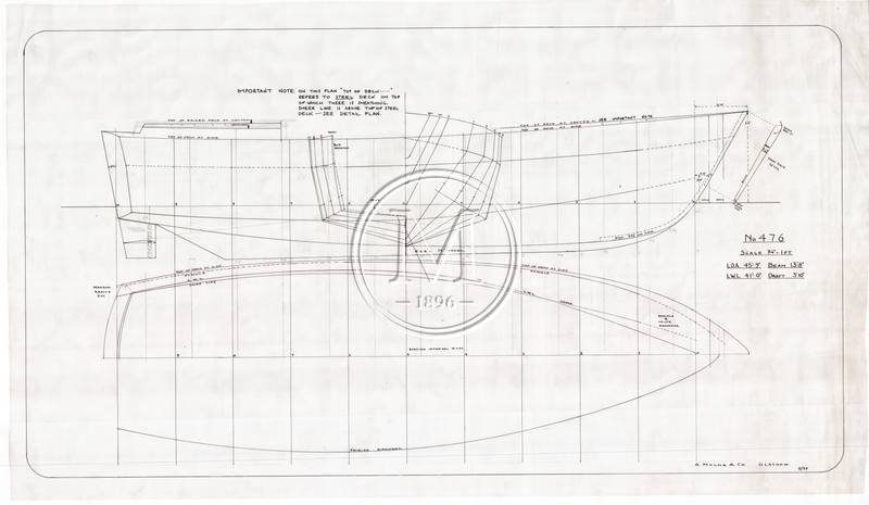 Design 476 — Lines Plan