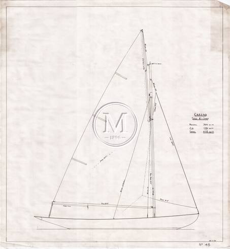 Design 48 — Sail Plan