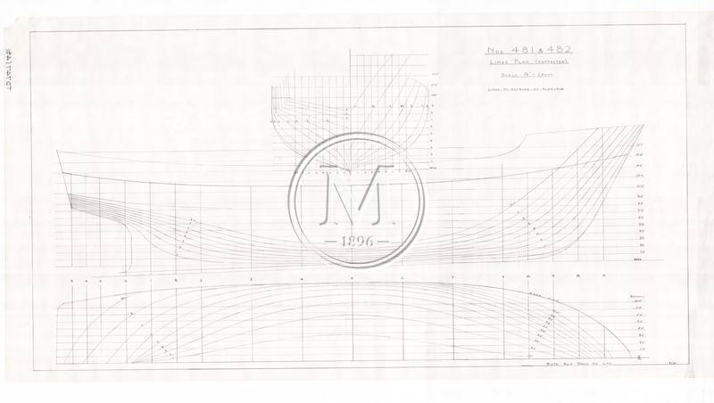 Design 481 — Lines Plan
