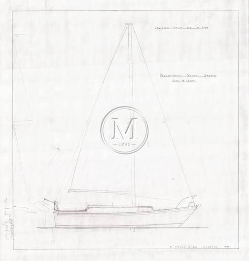 Design 494 — Sail Plan