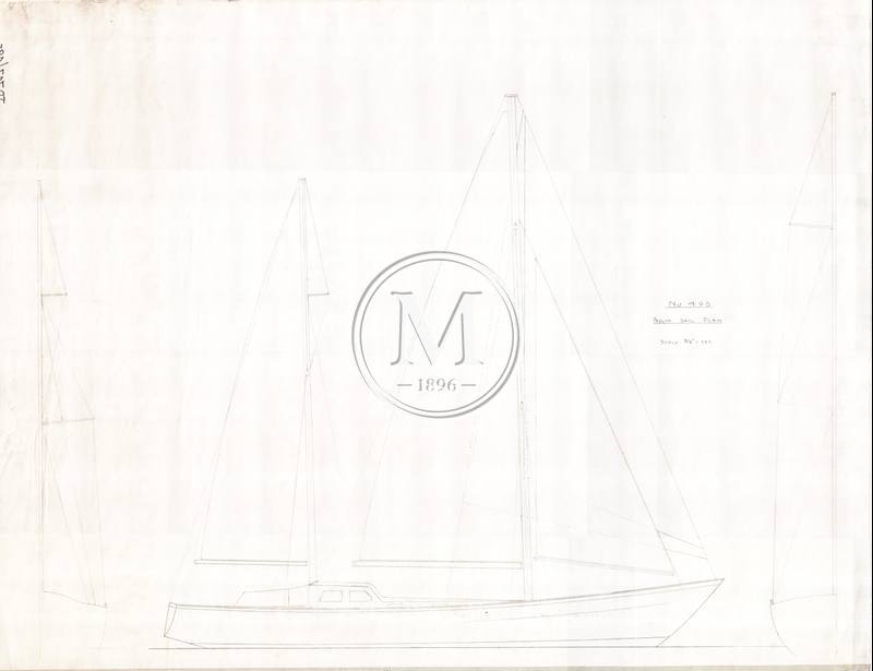 Design 495 — Sail Plan