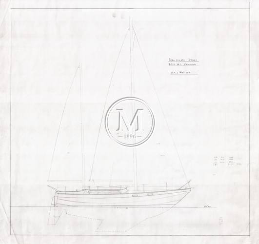 Design 496 — Sail Plan
