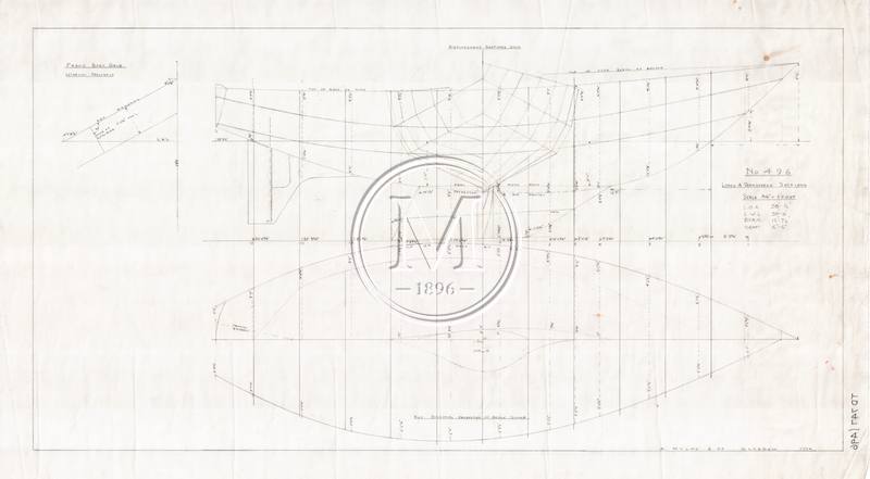 Design 496 — Lines Plan