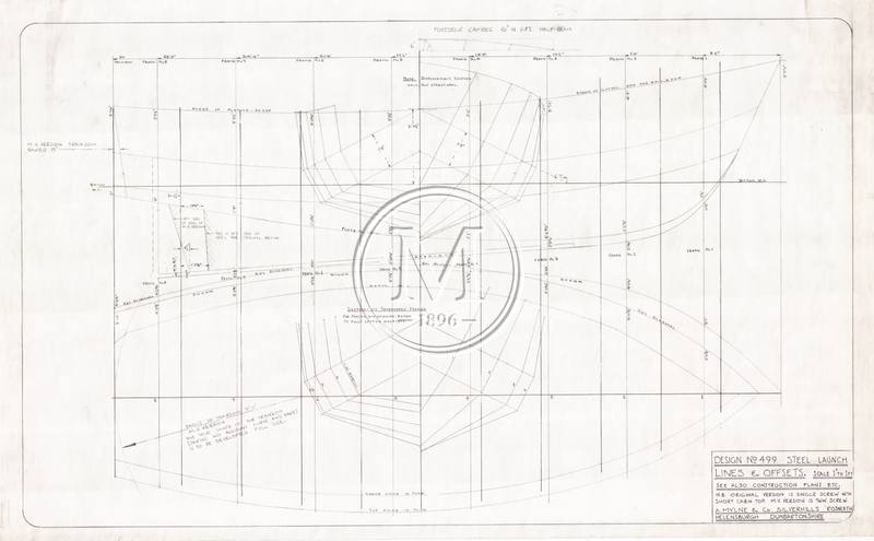 Design 499 — Lines Plan