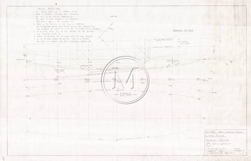 Design 500 — Lines Plan