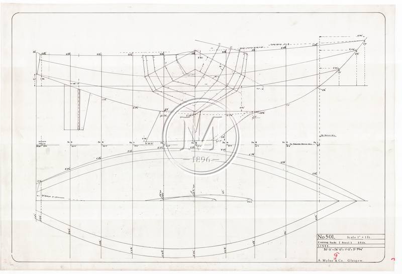 Design 501 — Lines Plan