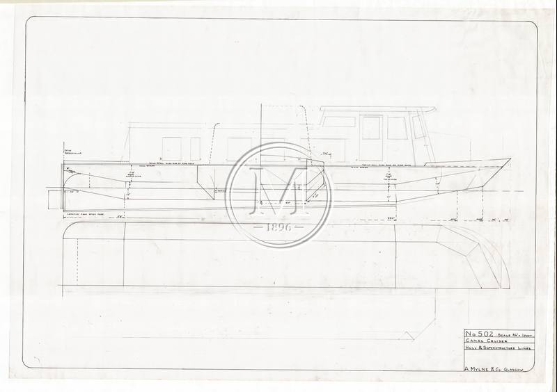 Design 502 — Lines Plan