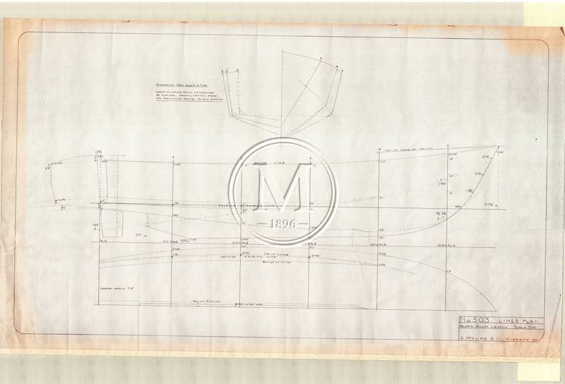Design 503 — Lines Plan