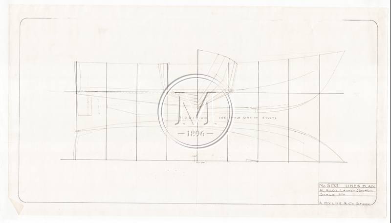Design 503 — Lines Plan