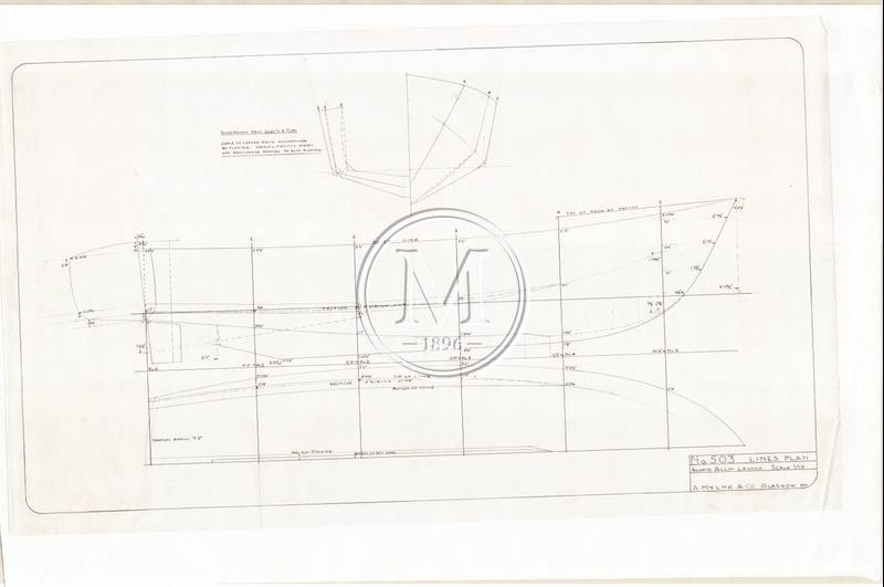 Design 503 — Lines Plan