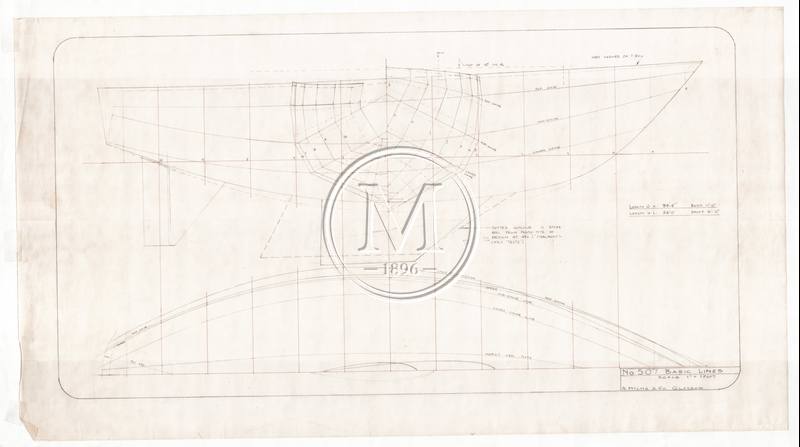 Design 507 — Lines Plan