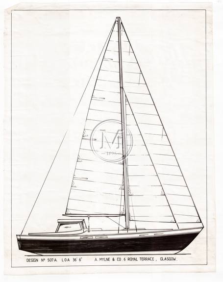 Design 507 — Sail Plan