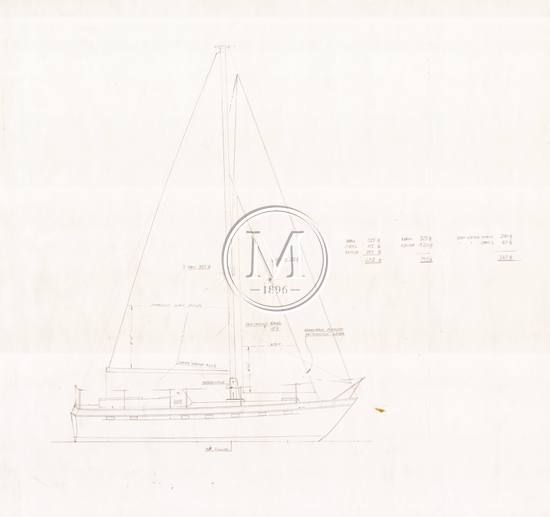 Design 510 — Sail Plan