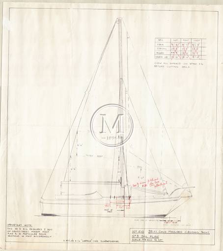 Design 510 — Sail Plan
