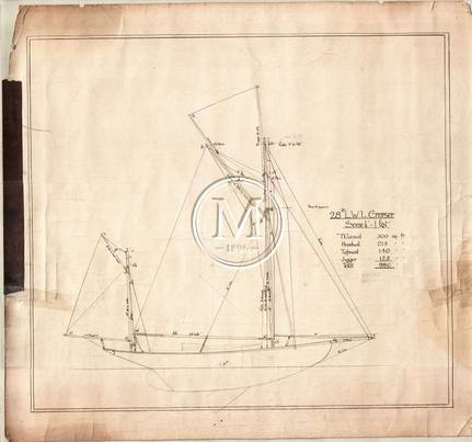 Design 55 — Sail Plan