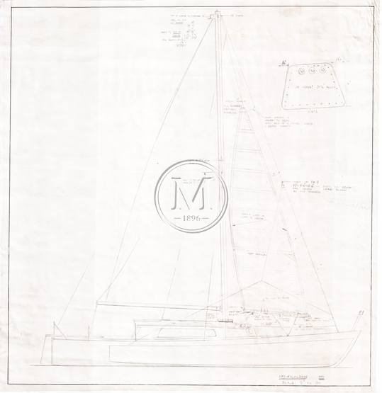 Design 587 — Sail Plan