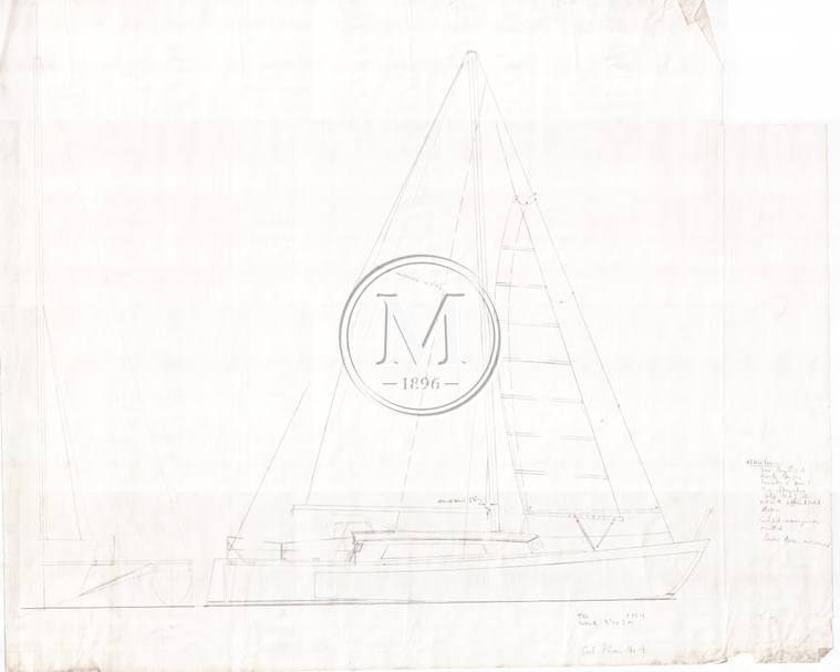 Design 587 — Sail Plan
