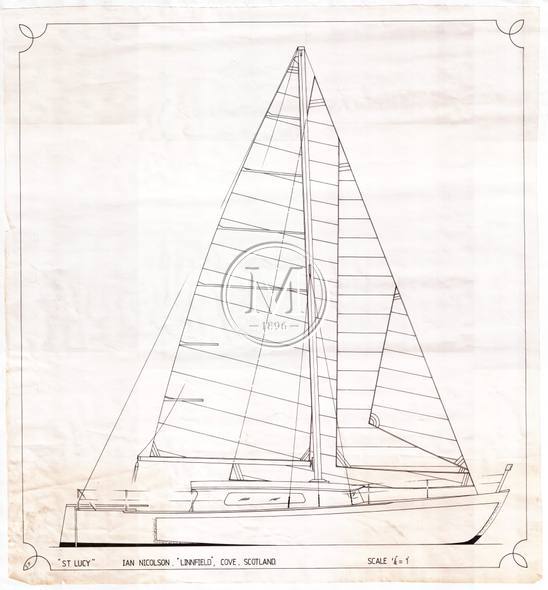 Design 587 — Sail Plan