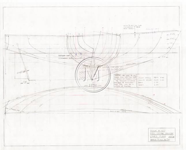 Design 627 — Lines Plan