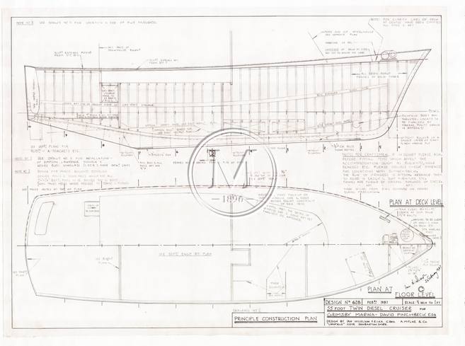 Design 628 — Sail Plan