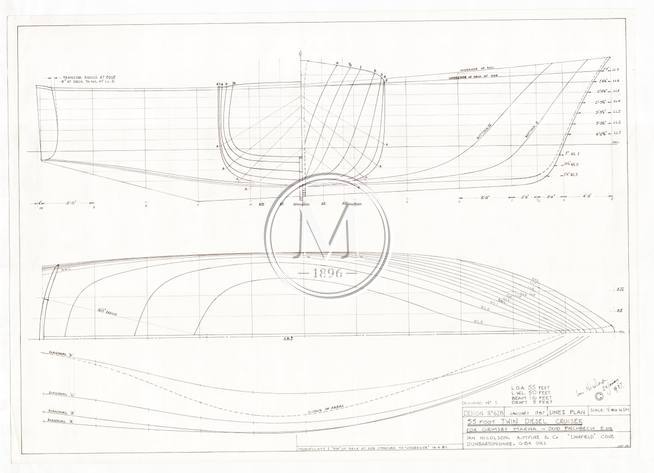 Design 628 — Lines Plan