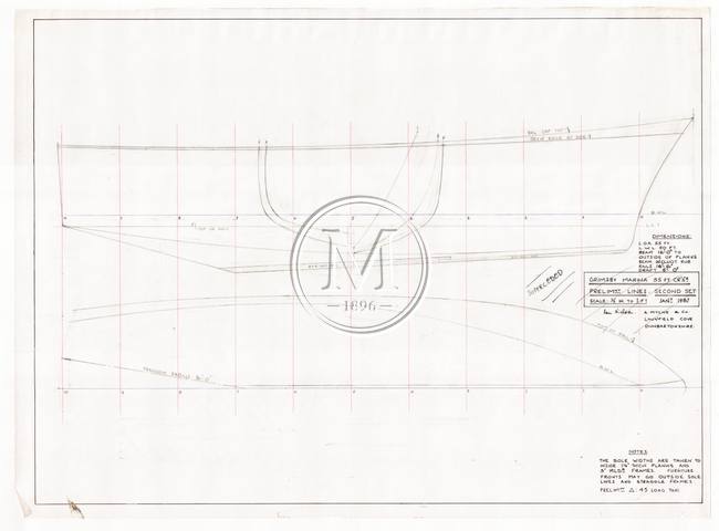 Design 628 — Lines Plan