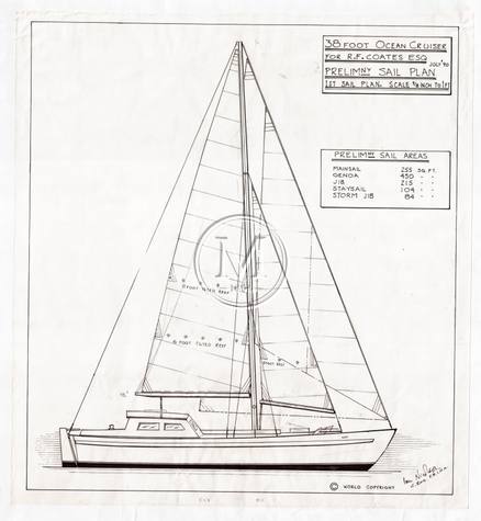 Design 630 — Sail Plan
