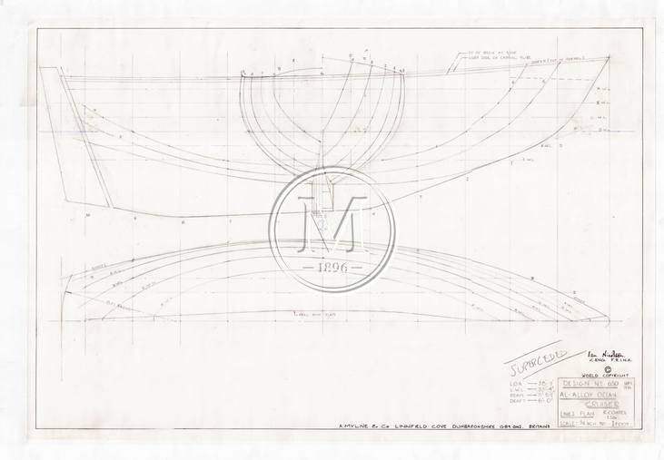 Design 630 — Lines Plan