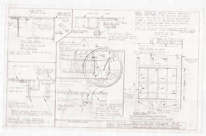 Design 630 — Sail Plan